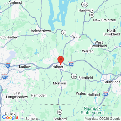Map to  office in Palmer, MA