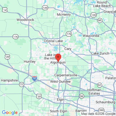 Map to  office in Algonquin, IL