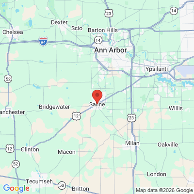 Map to  office in Saline, MI