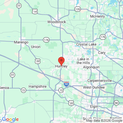 Map to  office in Huntley, IL