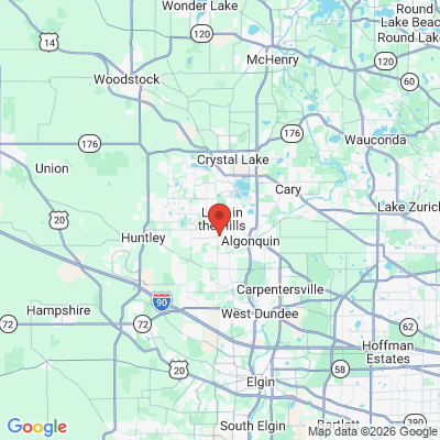 Map to  office in Algonquin, IL
