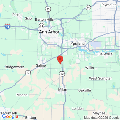 Map to  office in Saline, MI