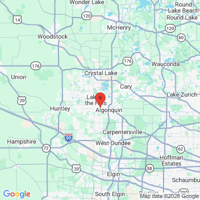 Map to  office in Algonquin, IL