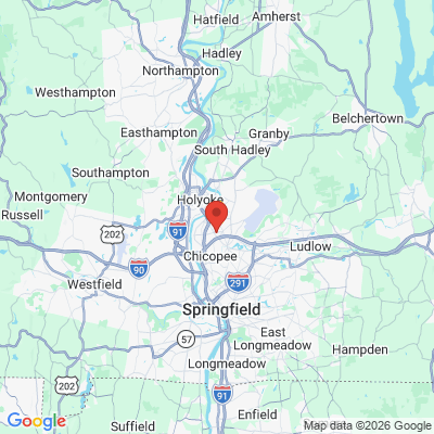 Map to  office in Chicopee, MA