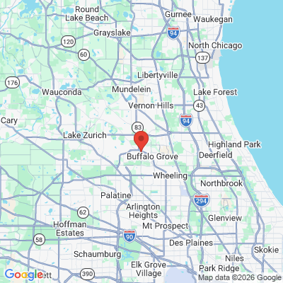 Map to  office in Buffalo Grove, IL