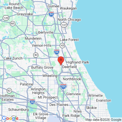 Map to  office in Deerfield, IL