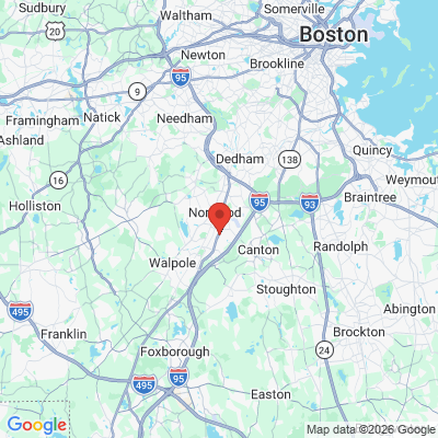 Map to  office in Norwood, MA