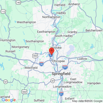 Map to  office in Holyoke, MA
