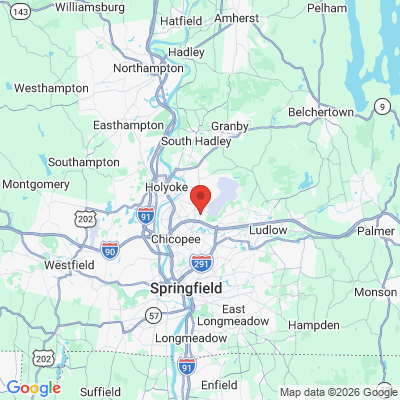Map to  office in Chicopee, MA