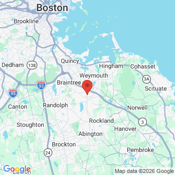Map to South Shore Dentistry office in South Weymouth, MA