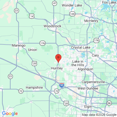 Map to  office in Huntley, IL