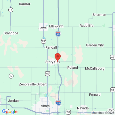Map to  office in Story City, IA
