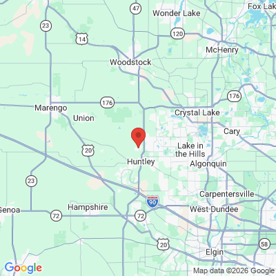 Map to  office in Huntley, IL