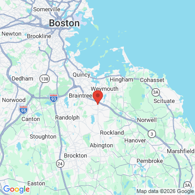 Map to  office in South Weymouth, MA