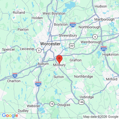 Map to  office in Millbury, MA