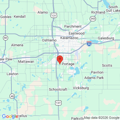 Map to  office in Portage, MI