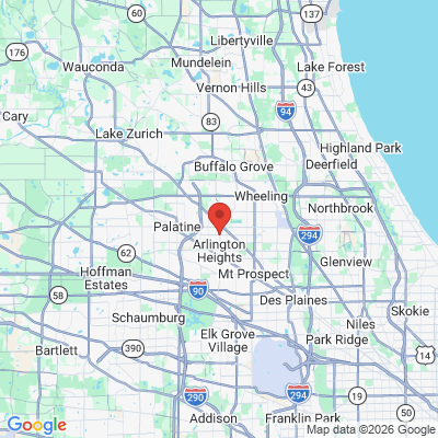 Map to  office in Arlington Heights, IL