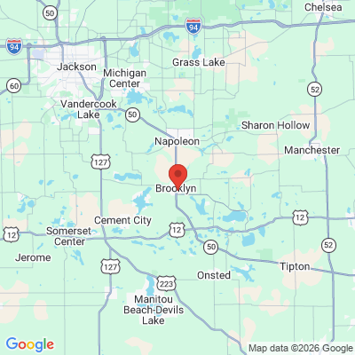 Map to  office in Brooklyn, MI