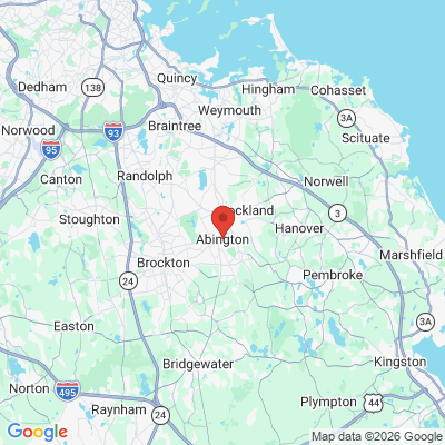 Map to  office in Abington, MA