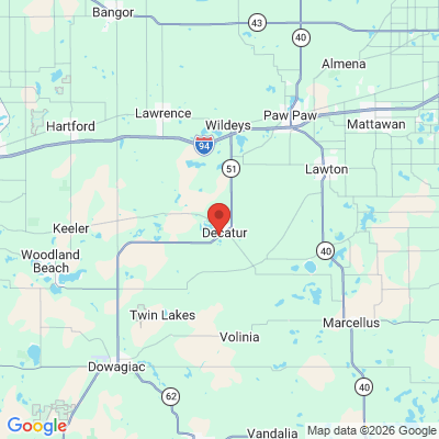 Map to  office in Decatur, MI