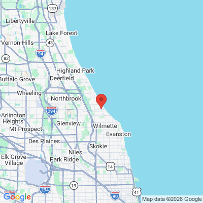 Map to  office in Winnetka, IL