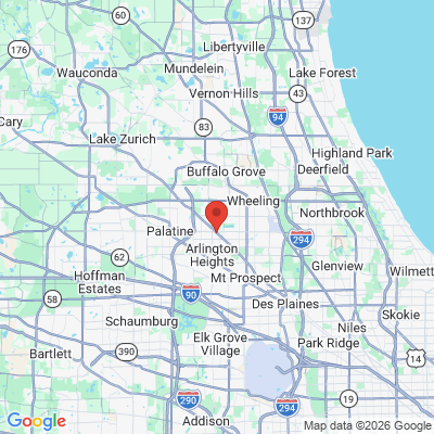 Map to  office in Arlington Heights, IL