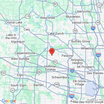 Map to  office in Hoffman Estates, IL