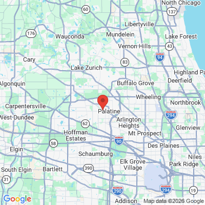 Map to  office in Inverness, IL
