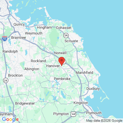 Map to  office in Hanover, MA