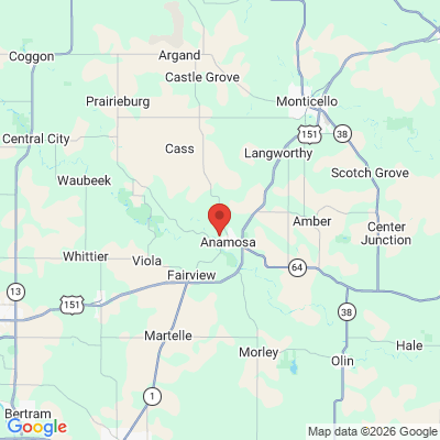 Map to  office in Anamosa, IA