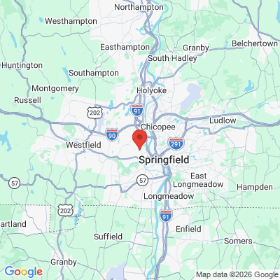 Map to  office in West Springfield, MA