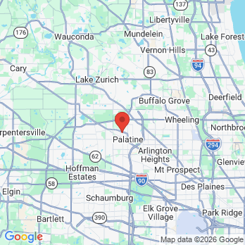 Map to Beata Czechura, D.M.D office in Palatine, IL