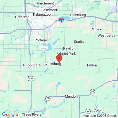 Map to  office in Vicksburg, MI