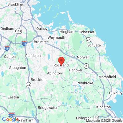 Map to  office in Rockland, MA