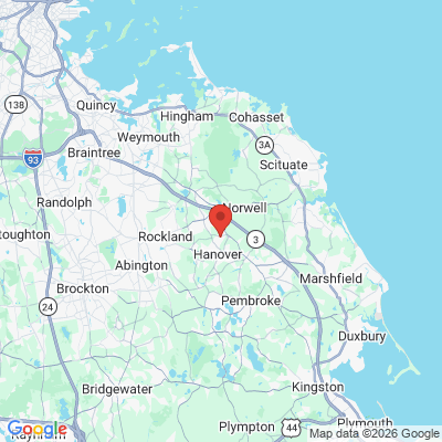 Map to  office in Hanover, MA