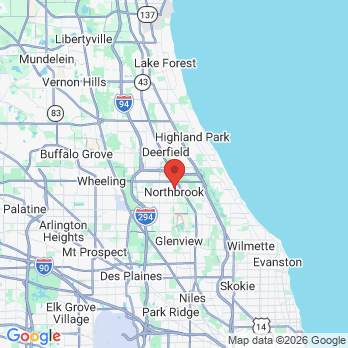 Map to Primary Office office in Northbrook, IL