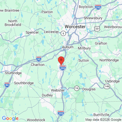 Map to  office in Oxford, MA