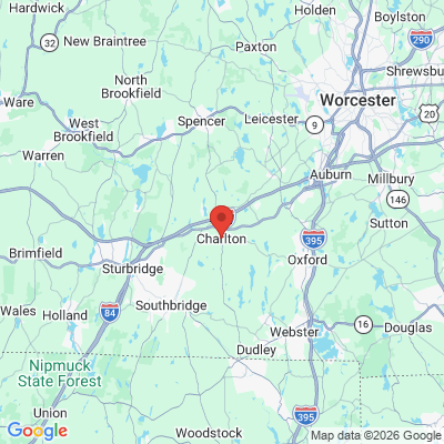 Map to  office in Charlton, MA