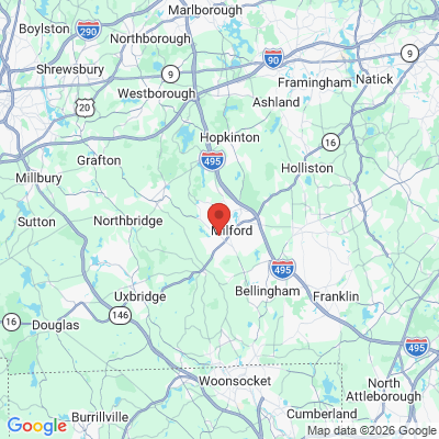 Map to  office in Milford, MA
