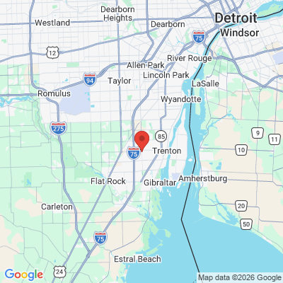 Map to  office in Woodhaven, MI