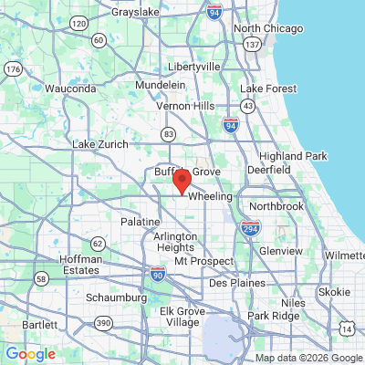 Map to  office in Arlington Heights, IL
