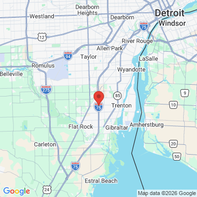 Map to  office in Woodhaven, MI