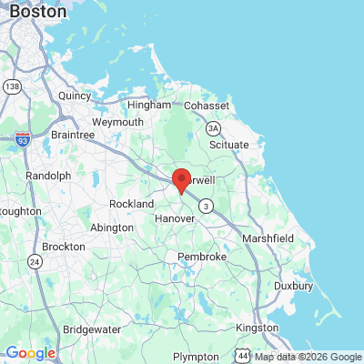 Map to  office in Hanover, MA