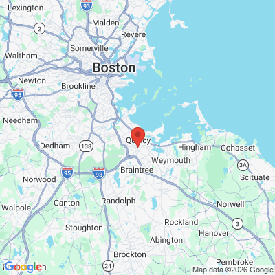 Map to  office in Quincy, MA