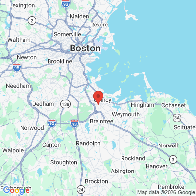 Map to  office in Quincy, MA