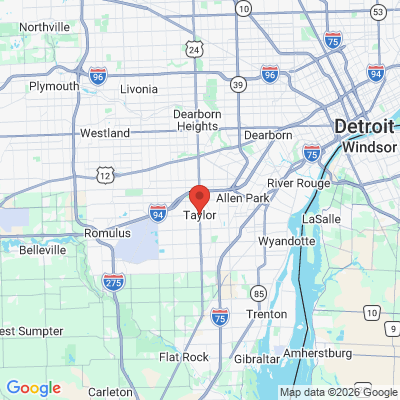 Map to  office in Taylor, MI
