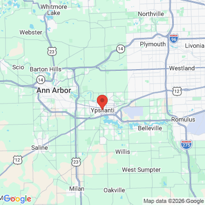 Map to  office in Ypsilanti, MI