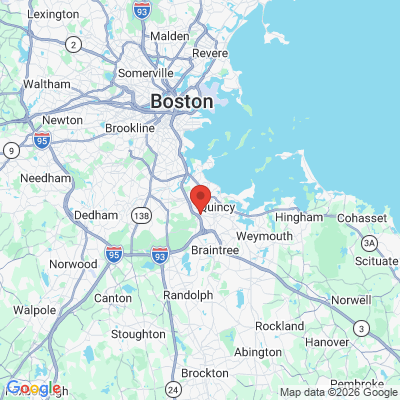 Map to  office in Quincy, MA