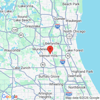 Map to Smile More Today office in Vernon Hills, IL