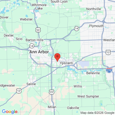 Map to  office in Ypsilanti, MI